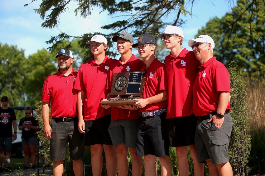 Bon Homme captures first-ever Class B boys state golf team title
